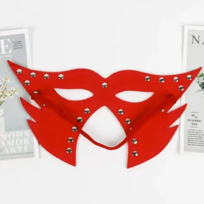 Long Red Eye Mask