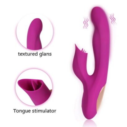 Licking Rabbit Purple Vibrator