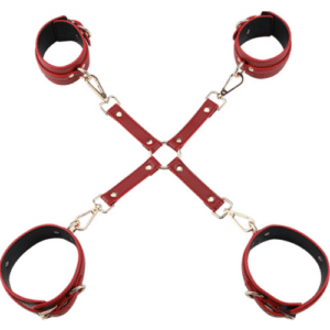 Red Hot Leather BDSM Set